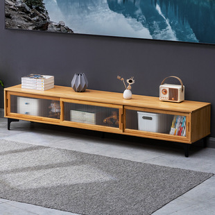 Tv Cabinet Home Living Room Coffee Table Tv Cabinet Integrated Wall Non-Solid Wood Modern Simple Small Apartment New Style