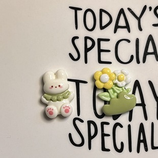 Cute Pastoral Girl Series New Cartoon Resin Accessories Cream Glue Accessories DIY Jewelry Material Package Wholesale