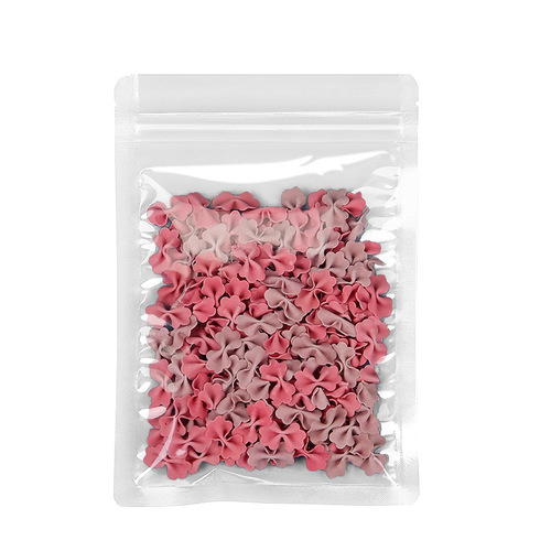 Food scented tea frosted ziplock bag thickened small snack packaging bag transparent tasting plastic sealed mouth packaging bag