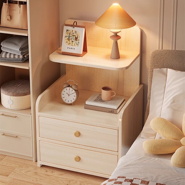 The bedside cabinet small mini bedroom bedside storage locker small…
