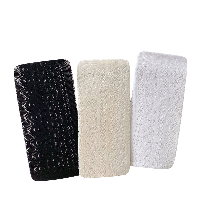 La primavera y el verano fino Lolita encaje leggings JK largo diamante japonés puro blanco seda dulce pantimedias