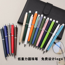 跨境多色金属圆珠笔小高仕中油笔芯商务礼品笔记本配套笔可做logo