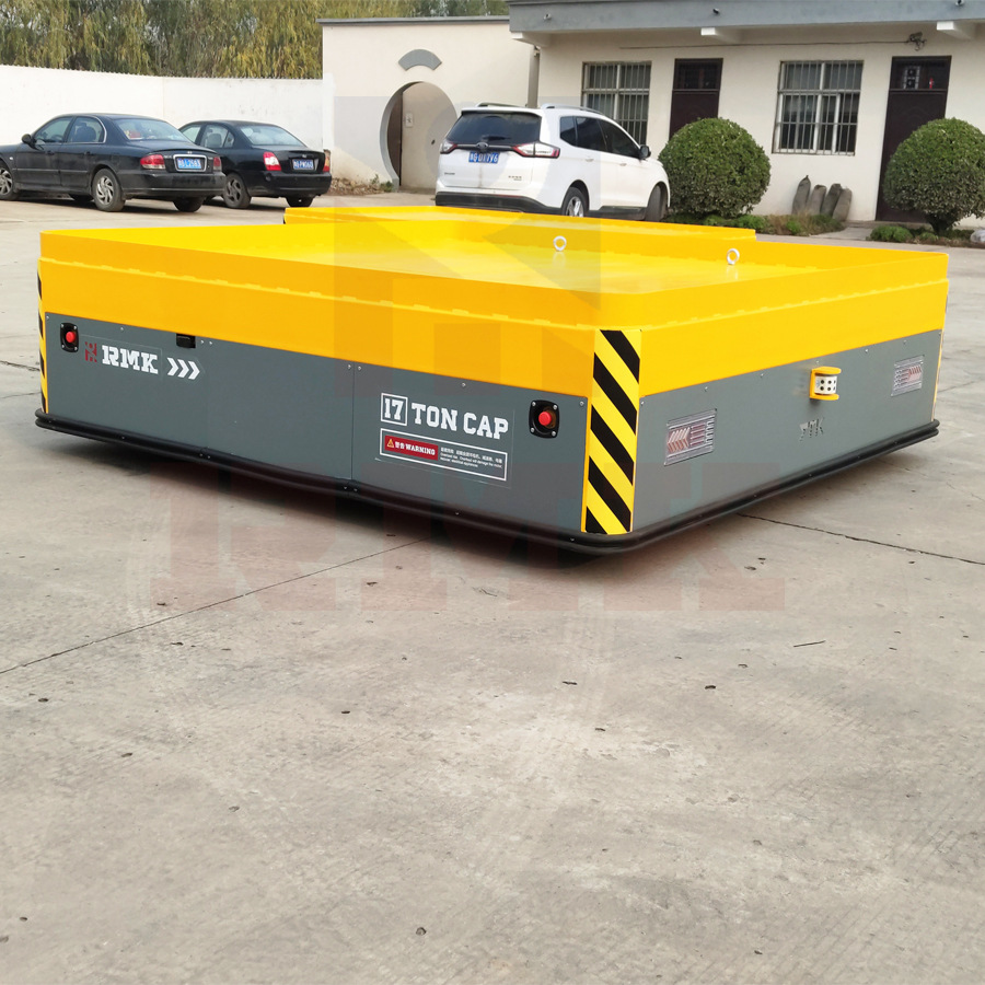 睿迈科无轨电动模具周转车四轮周转电动无轨胶轮平车无轨道地平车