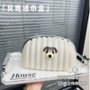 Shell Tissue Box #Cream White [Pilot Dog] with spring