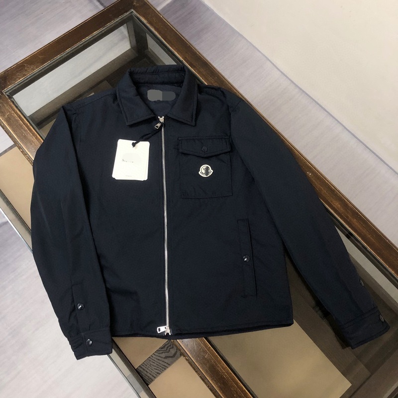 正确版mon蒙家男士抽绳连帽上衣服运动减龄休闲风衣外套专柜同款|undefined