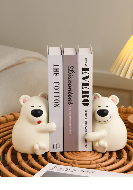 Cartoon Cute Hugging Pear Design Book Nook Kawaii Hugging Bear Duck Rabbit  Booknook Miniature Resin Bookend Ornament Home Decor - AliExpress