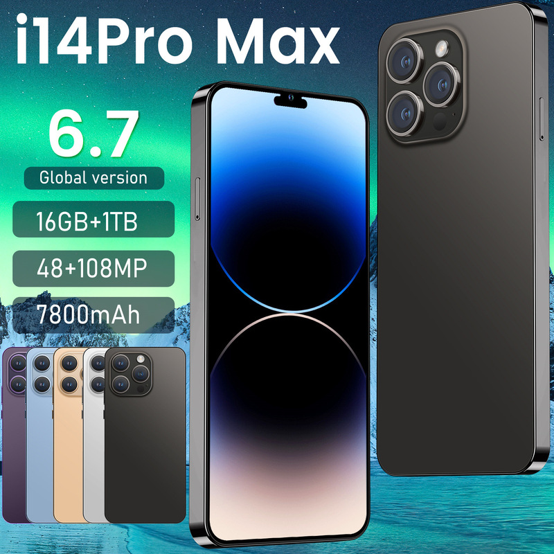 I 14 promaxクロスボーダー低価格スポット1 16gbスマートフォン6.7インチ大画面人気対外貿易3g携帯電話|undefined