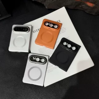 适用华为Pura X view无边框金属漆磁吸手机壳PuraX max防摔保护套