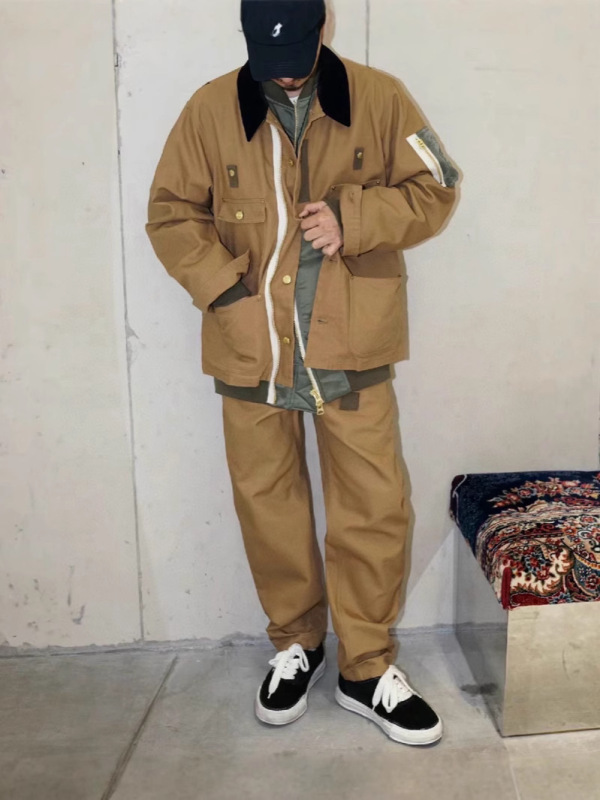 高品质Car卡哈双层解构夹克男女款外套拼接假两件春秋百搭|undefined