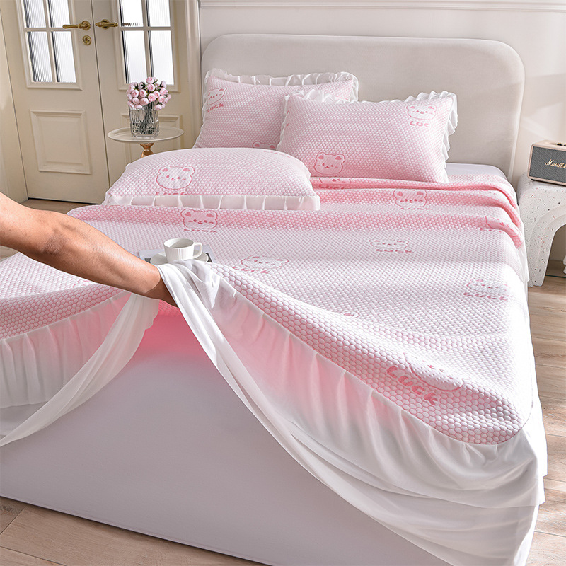 케어베어-핑크 베드스커트 스타일 [A급-상큼하고 시원하며 숙면]