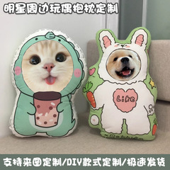 DIY枕、カスタマイズされたスターサポート枕、カスタマイズされた昼寝枕、人型大型人形、特殊な形のスターピロー