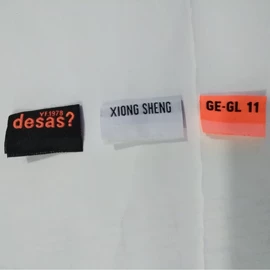 洗唛、商标;吊粒、吊牌;织带