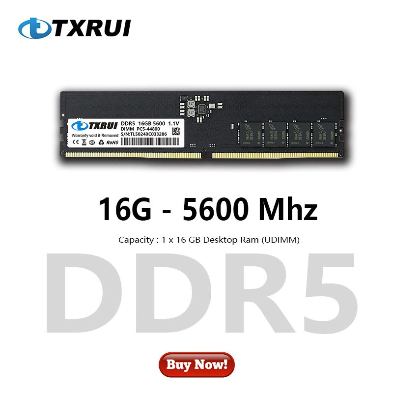 Память для настольного ПК Xiangrui Five DDR5 16G 5200MHz PC-5600, подходит для Z79