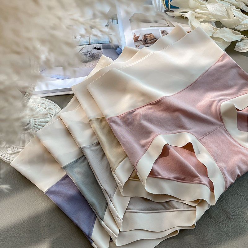 60 Modal Underwear Women's High Waist Pure Cotton Anti-bacterial Crotch Abdomen Tuck Girl's Traceless Ice Silk Thin Triangle Shorts Head 60 Modal Underwear Women's High Waist Pure Cotton Anti-bacterial Crotch Abdomen Tuck Girl's Traceless Ice Silk Thin Triangle Shorts Head