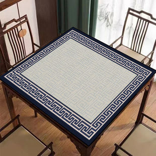 Hand-rubbed Mahjong Table Mat Tablecloth Thickeneded Silencer Mahjong Machine Countertop Desktop Patch Mat Special for Playing Cards and Poker