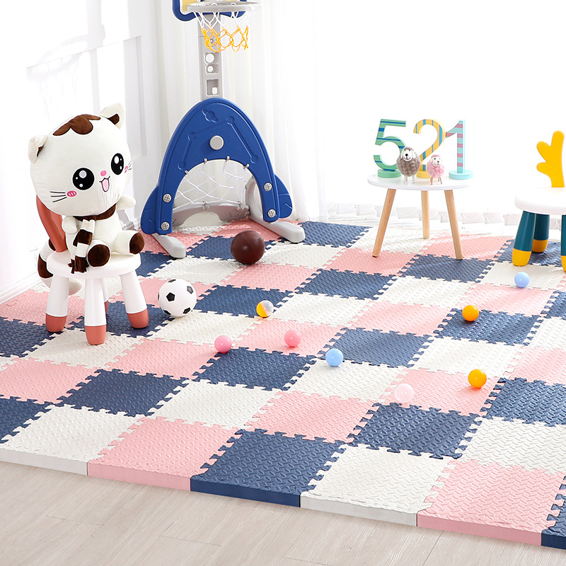 Foam Floor Mat Splicing Bedroom Kidsren's Home Living Room Crawling Mat Puzzle Can Be Cut Thickeneded Moisture-Proof Mat Climbing Mat