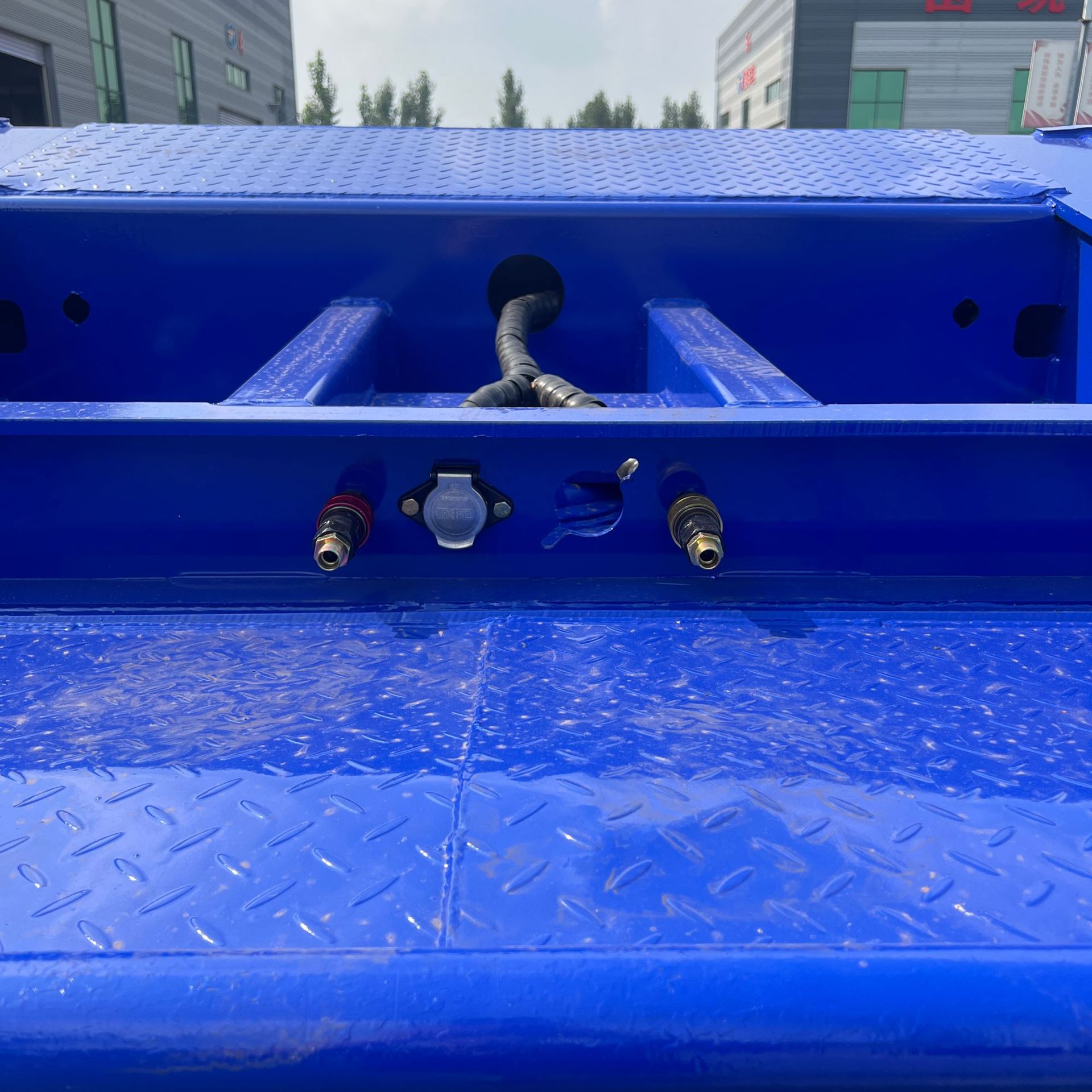 Source Factory Export Wholesale Cross-Border Sales of Large Tow Trailers, Heavy-Duty Folding Goose-Neck Large Item Transport Semi-Trailers
