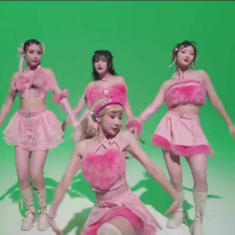 Женская группа M7 в том же стиле костюм для выступлений корейский танец комната для занятий джазовым танцем стиль Песня костюм танцевальный костюм команда Тайваньская ежегодная встреча костюм для выступлений