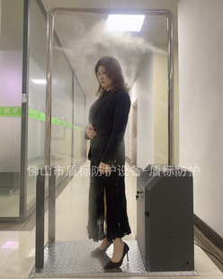 Manufacturer's Spot Export Simple Atomization Channel Disinfection and Temperature Measurement All-in-one Machine Human Body Temperature Measurement Disinfection Spray Door Cabin