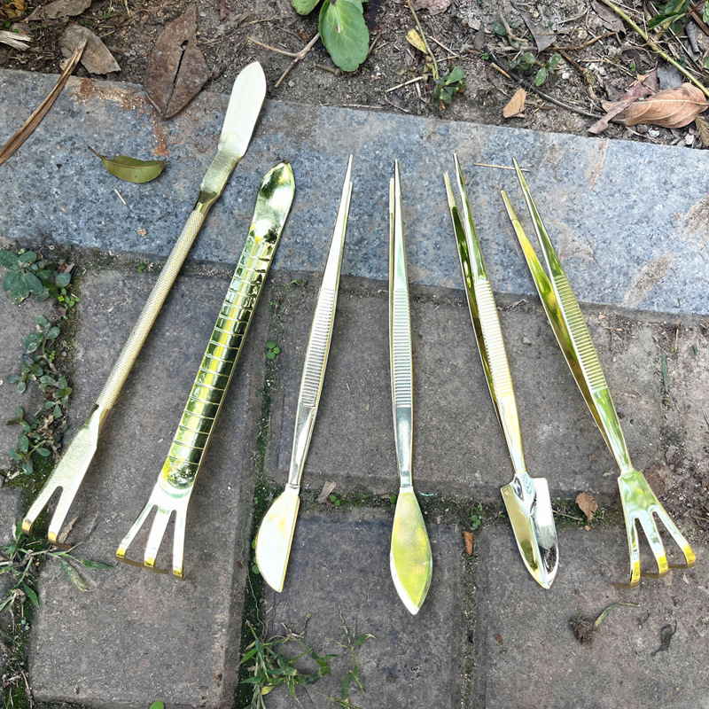 Stainless steel bonsai pruning shears, budding bonsai rake, bonsai knife, moss pot, soil loosening, soil pressing, shaping, repotting tools