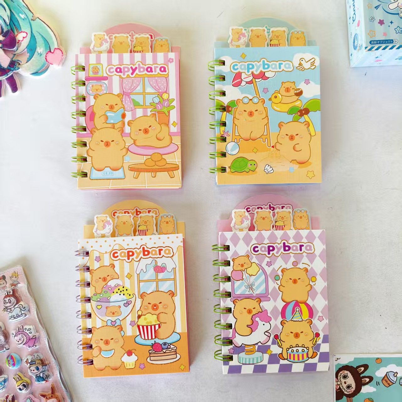 Transfronterizo A7 cuaderno de dibujos animados 100k clasificado cuaderno de bobina de estudiantes cuaderno de notas