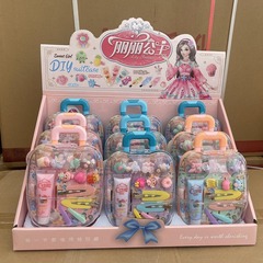 Douyin 新製品女の子プリンセスジュエリーボックストロリーボックスままごとおもちゃシミュレーションヘアピン宝箱子供のおもちゃ