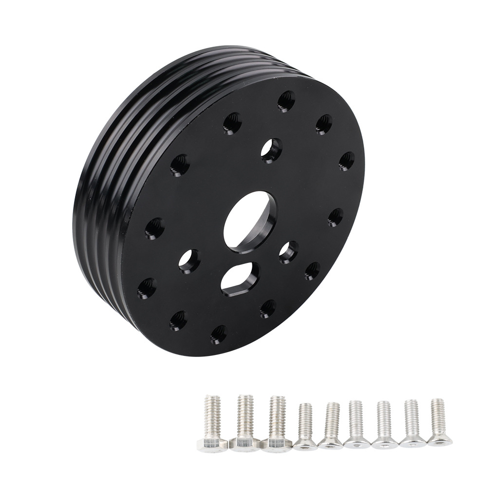 Car modification steering wheel base connector 6 holes to 3 holes steering wheel adapter steering wheel quick release adapter