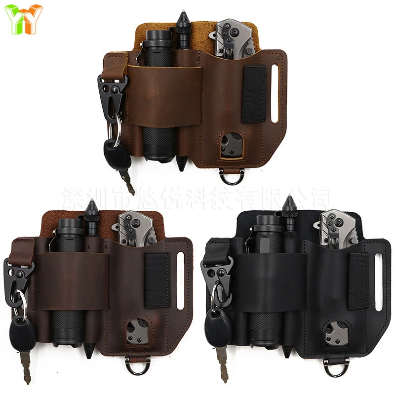 Travel belt bag, folding case, flashlight, (Physicals)