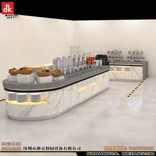 酒店餐厅宴会厅设计方案 移动餐台 岩板大理石 布菲台 异型取餐台-阿里巴巴