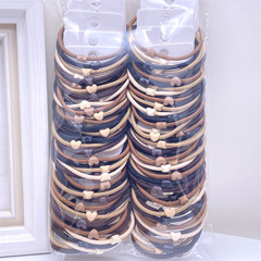 Order 009, two transparent strawberries with double knots as hair accessories, hair bands, from a two-yuan store hair ornament