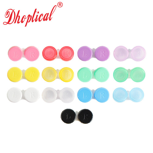 Influencer Invisible Lenses Double Box Multi-color Candy Companion Box Eyewear Storage and Cross-border 