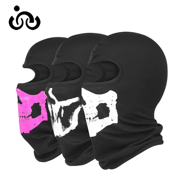 Ruidong Amazon Outdoor Spring and Summer Cycling Hood Motorcycle Helmet Lining Skull Print Hood Mask