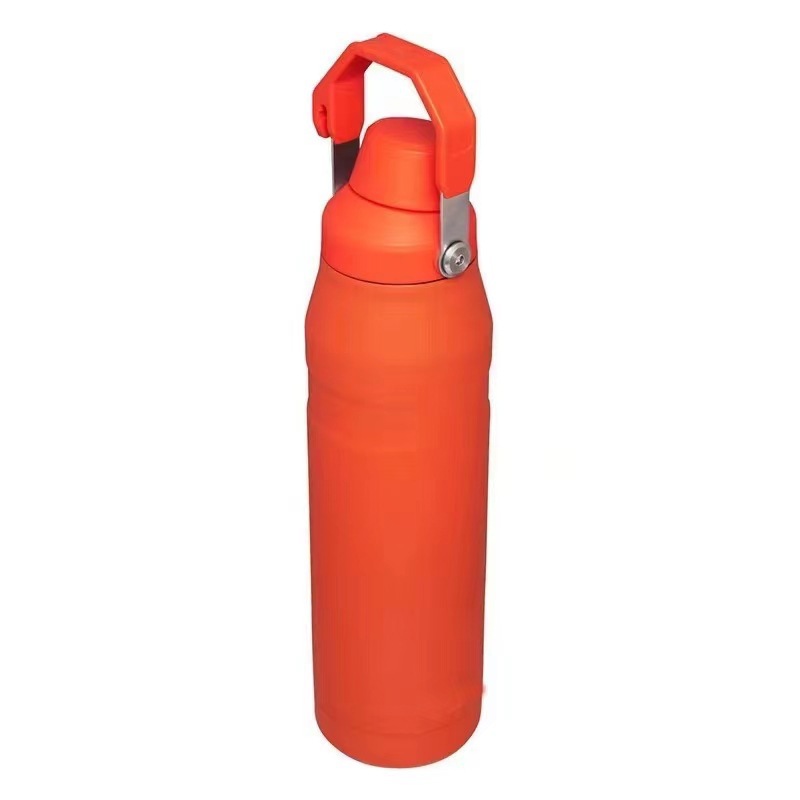 Explosión transfronteriza taza de buey de hielo al aire libre de alta capacidad de agua deportiva 304 taza de acero inoxidable de mano taza de automóvil no