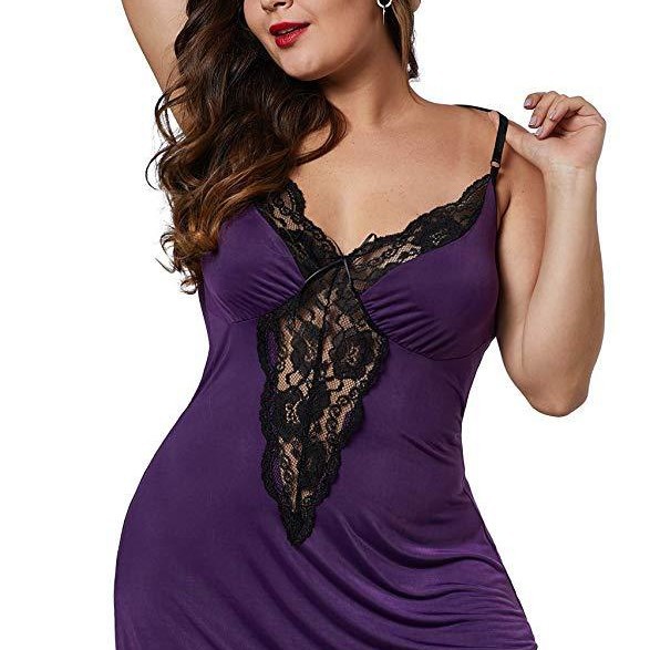 Pijamas sexy de Europa y América más tamaño camisón transfronterizo pijamas multi-color multi-tamaño ropa interior camisón sexy transfronterizo