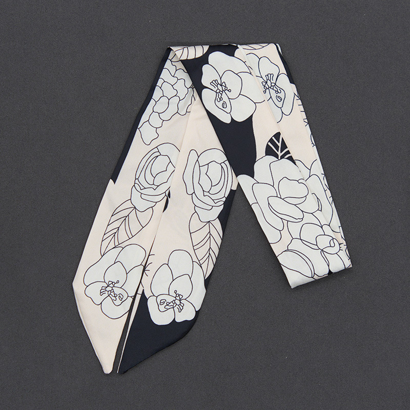 Una pieza de cabello combinado con mano coreana francesa joyería de bolsas de pañuelo largo joyería de cabello correa larga correa de cabello