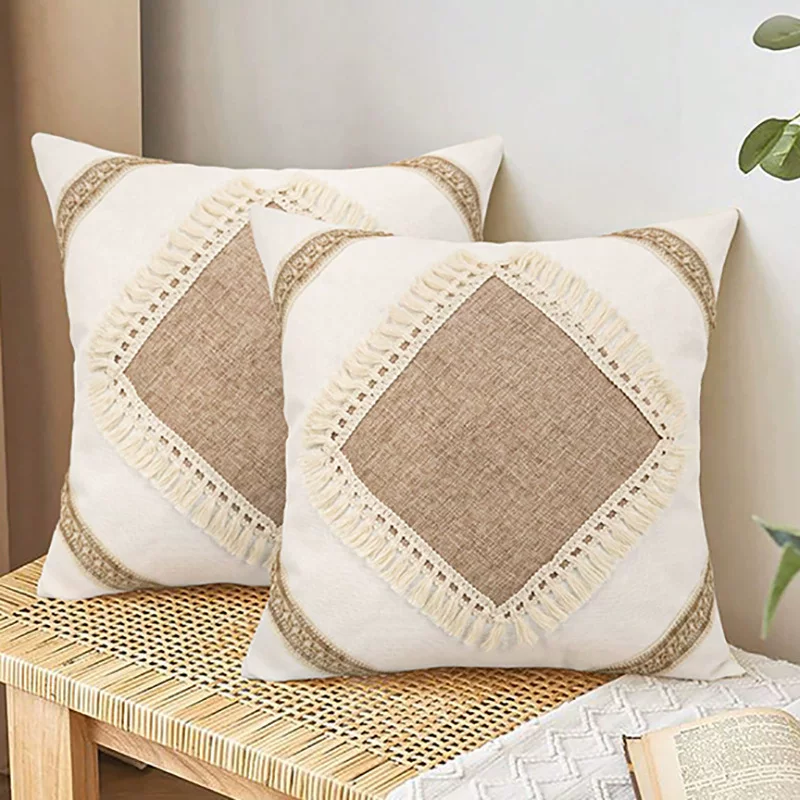 Pillow, Scandinavian pillowcase, boho style