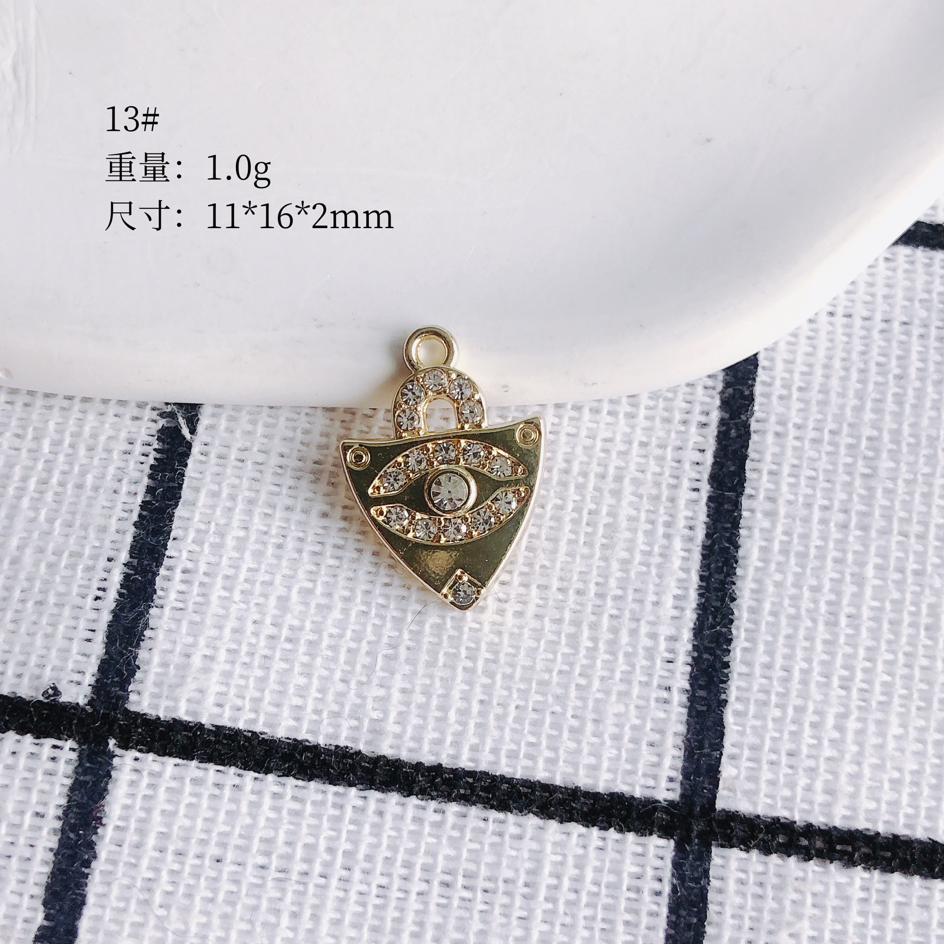 16g Weight Pendant Jewelry Making Type 14 * 12mm Jewelry Making Size Zircon Inlay Material DIY Jewelry Accessories Classification 10 PCS/Package Quantity Alloy Material Butterfly, Lock, Airplane Pattern All Seasons Season Inlay Design IG Style Style 10 PCS/Package 14 * 12mm Alloy Zircon Butterfly Lock Airplane Pendant 17
