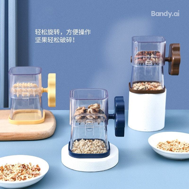 核桃仁花生果仁手动捣碎器巧克力坚果手转搅碎器花生粉绞碎器碎机