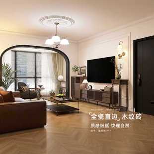 ✅ Retro Fish Bone Wood Grain Tiles 600X1200 Medieval Living Room Bedroom Non-Slip Floor Tiles All-Ceramic Imitation Solid Wood Porcelain