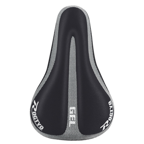 Bicycle Silicone Seat Cover Mountain Bike Thickened Comfortable Cushion Cover Tie Rope Reinforced Saddle Cover Factory Direct Sales Wholesale