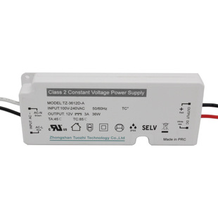 Ul Us Certification 36W 12V 24V Constant Voltage Power Supply Ultra-Thin Waterproof Ip44