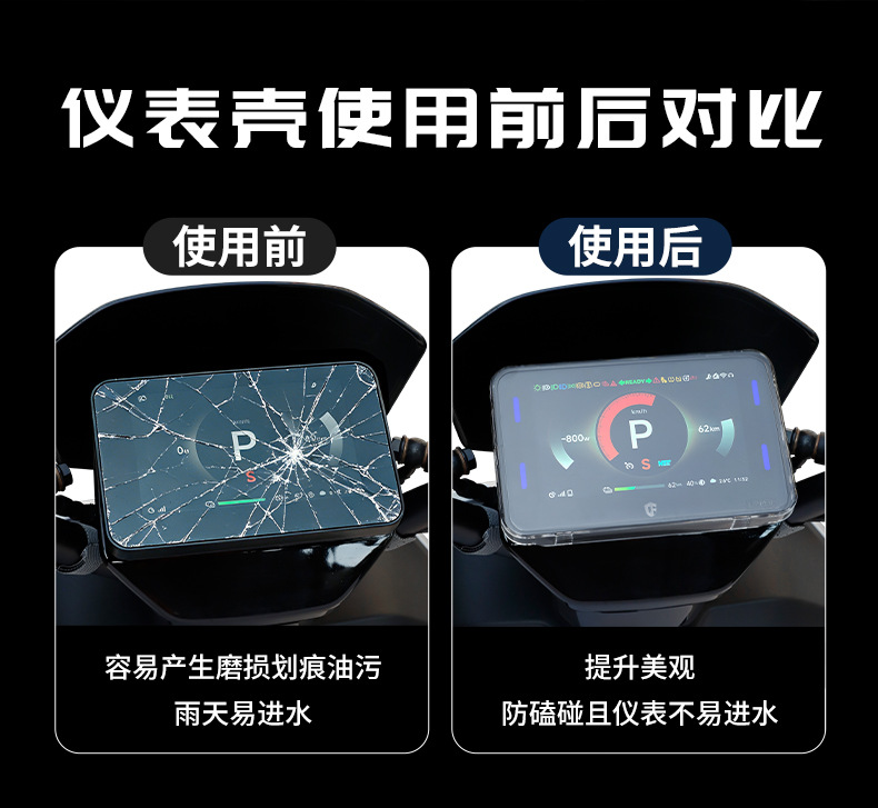 Suitable for the Instrument Panel Cover of the First-Generation K85C/K95C/K85C Max/K95C Max Models, Y3 95C Screen Cover