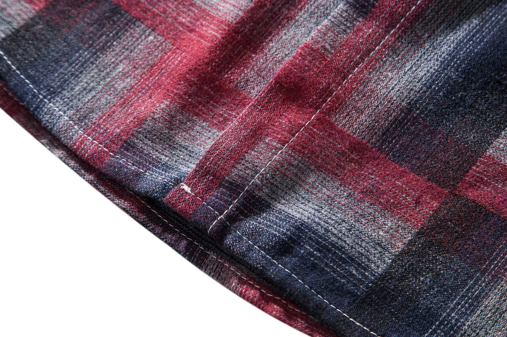 Herren Flanellhemd Mit Kapuze Kariertes Oversized Freizeithemd_voghion.com