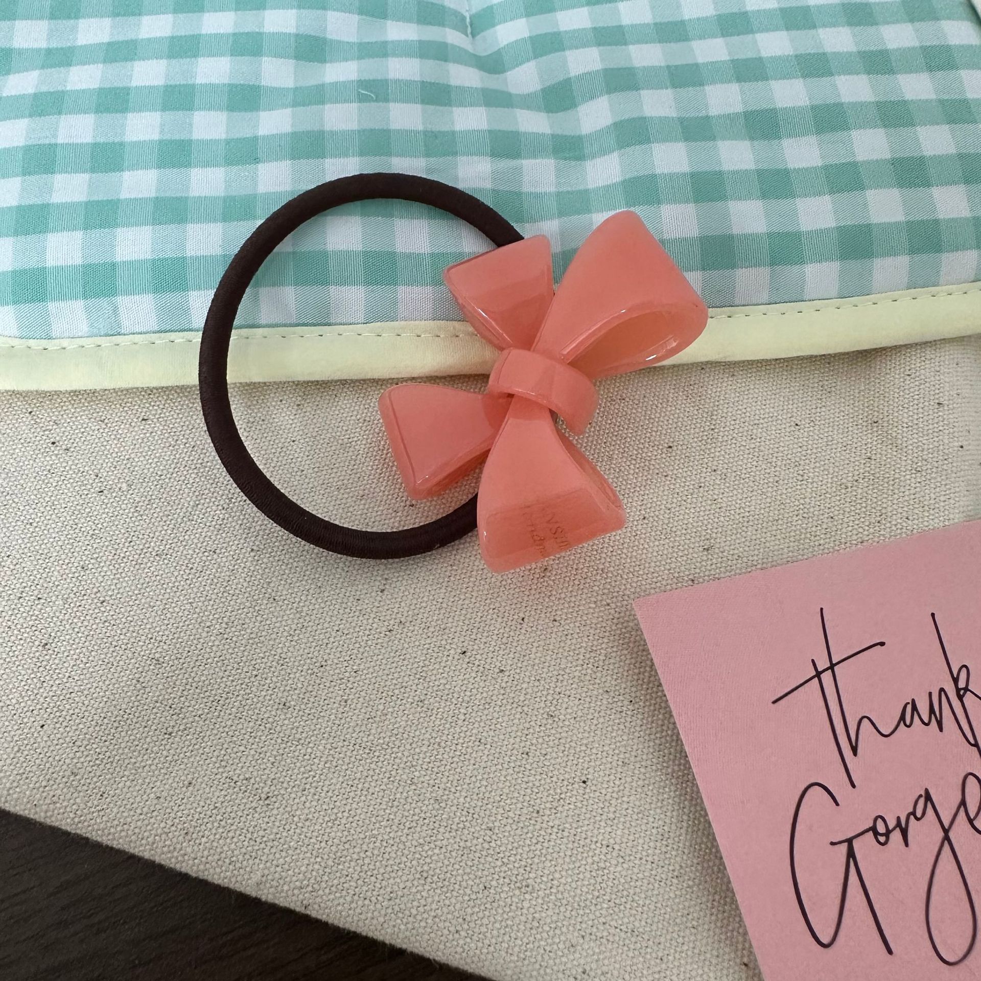 Koreanische Essigsäure Bogen Haar Ring Sommer Bunte Jelly Farbe Mädchen Herz Hohe Ball Zopf Haar Zubehör_voghion.com