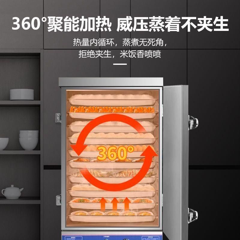 pequeño armario de arroz al vapor de alta eficiencia horno de calefacción eléctrica multifuncional cocina profesional necesaria pequeño armario de arroz al vapor doméstico mínimo
