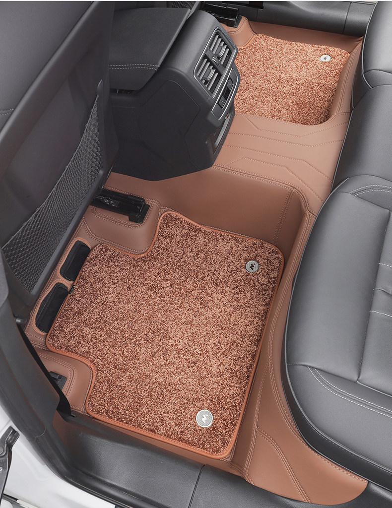 Suitable for Audi A4A, L6L, 5A3L, Q3, Q5L, A7, Nappa leather 360-degree full-coverage car floor mats