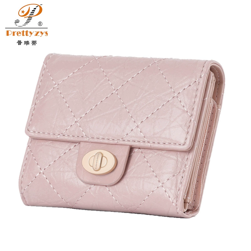 Короткий маленький кошелек, корейский стиль, стиль Chanel
