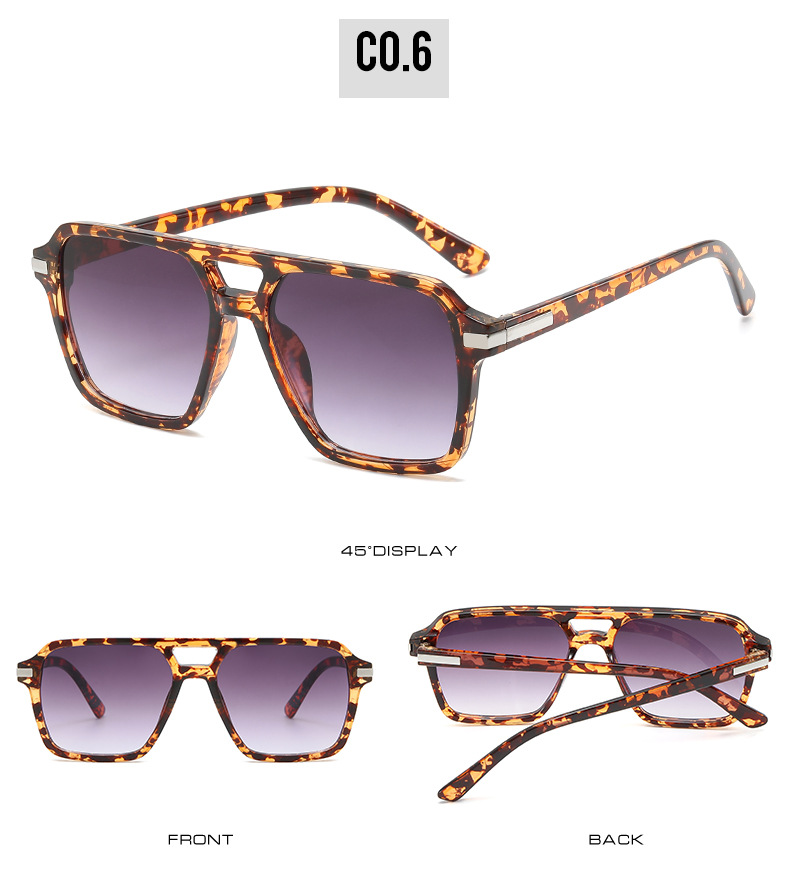 Ac, UV400 Protection Lens Material Square Glasses Style Streetwear Solid Color Ac UV400 Protection Square Full Frame Women's Sunglasses