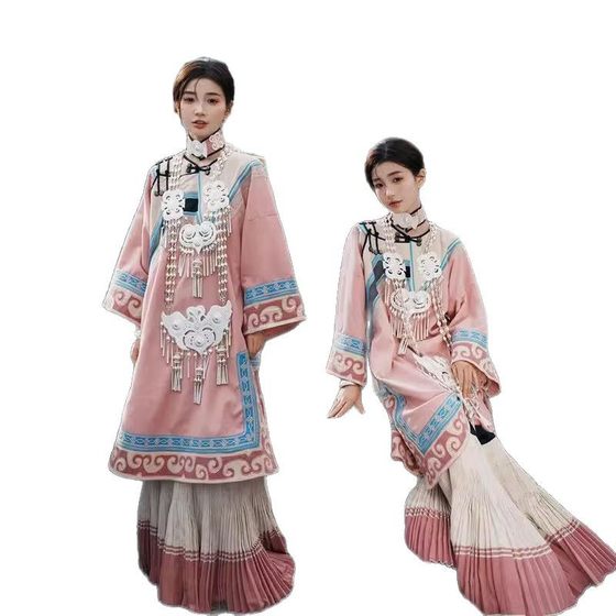 New Yi Clothing Autumn Traditional New Chinese Style Chinese Style Clothing Travel Photographic Clothing for Ethnic Minorities