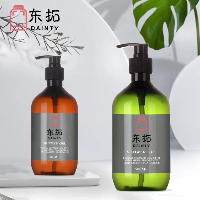 洗发水瓶500ml300ml透茶现货洗手液沐浴露乳液分装PET洗护塑料瓶